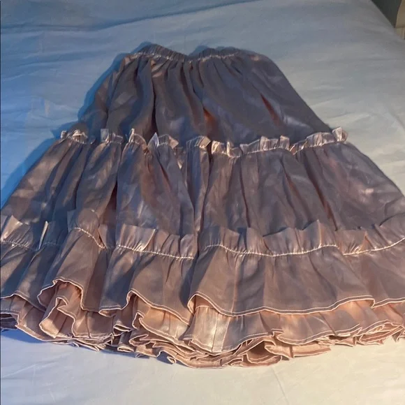 Grace & Lace Brown Gold Bubble Midi Skirt - Picture 1 of 4